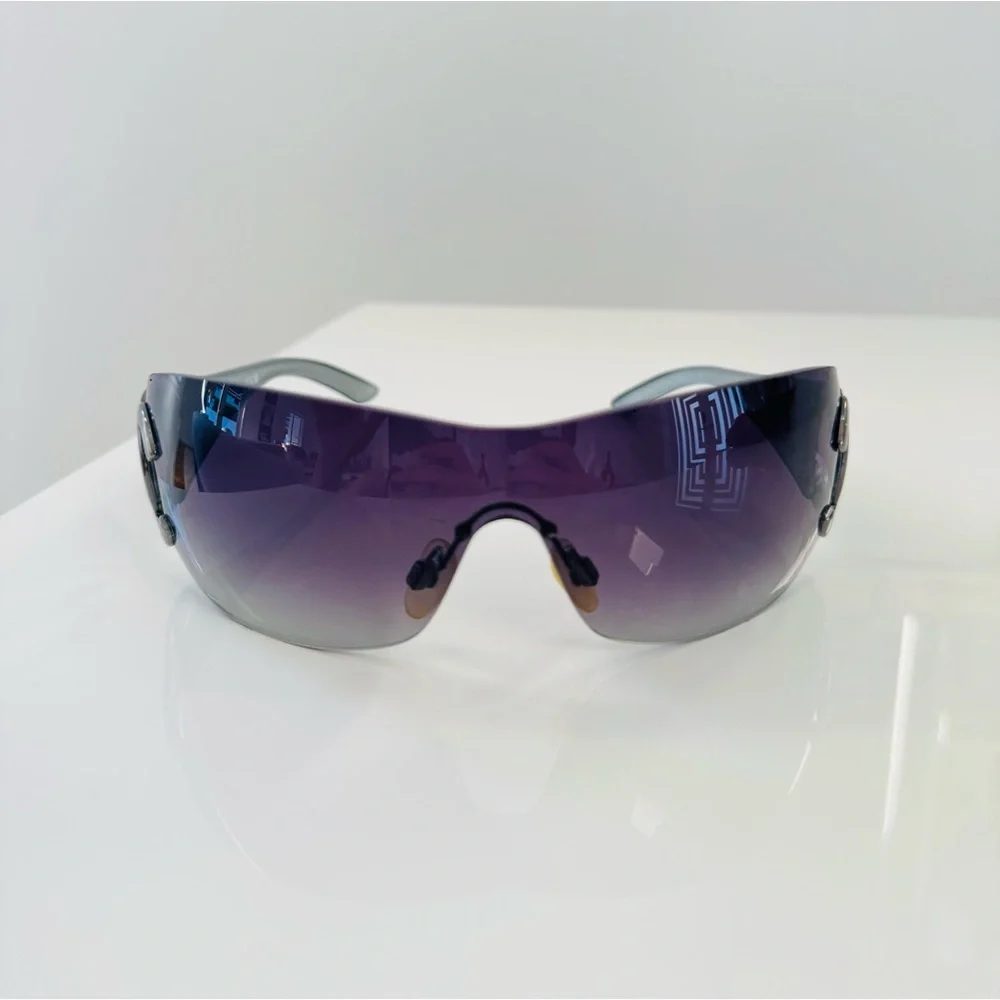 Rare 🖤 Vintage Chanel CC rimless sunglasses. - Picture 3 of 9
